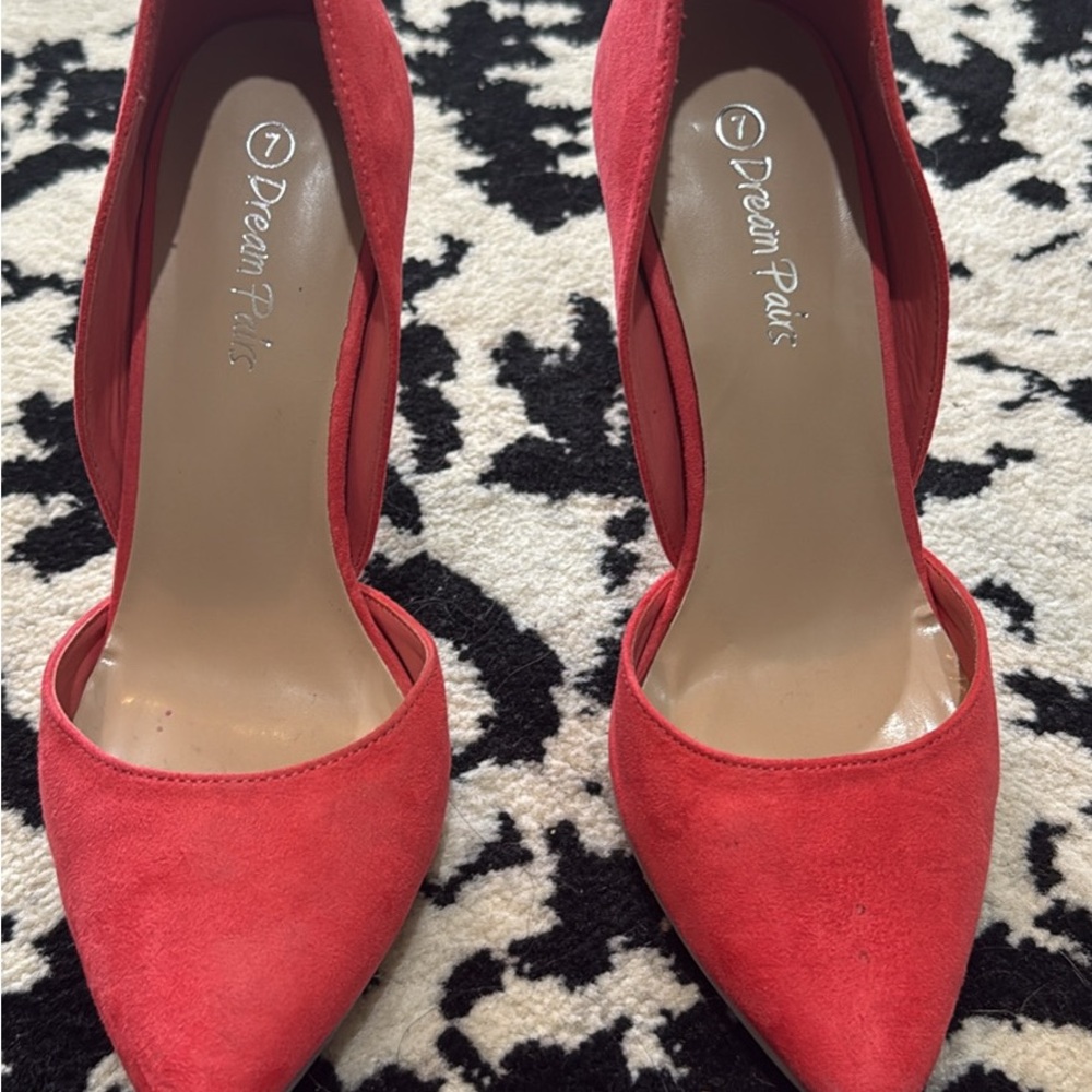 Dream Pairs Vibrant Red Women's Heels